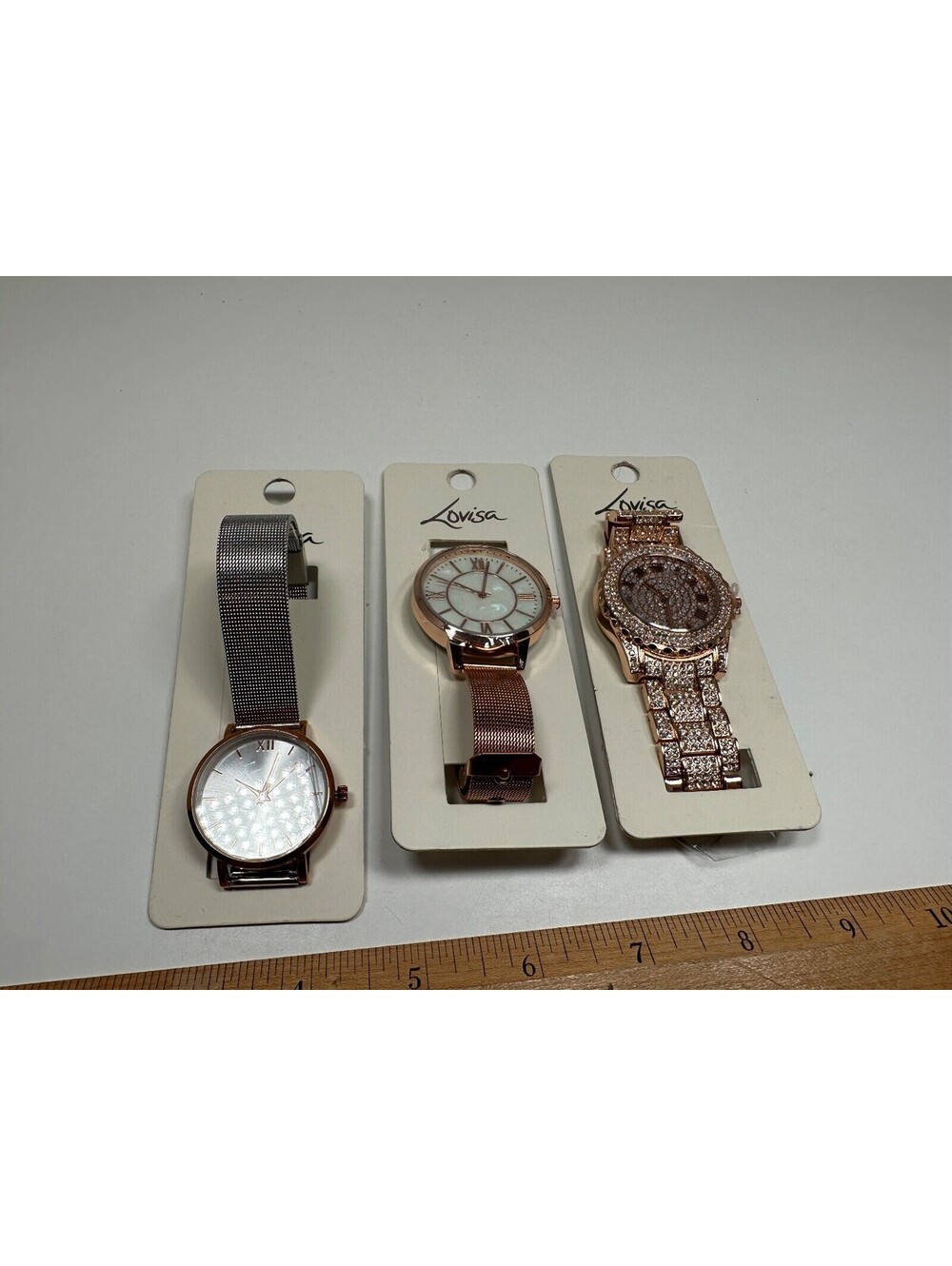 3 Lovisa Watches Female Women Rose Gold Tone Silver Tone Bling